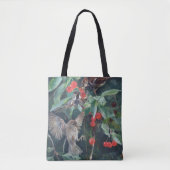 Sparrows in a Cherry Tree, Bruno Liljefors Tote Bag (Voorkant)