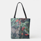 Sparrows in a Cherry Tree, Bruno Liljefors Tote Bag (Achterkant)