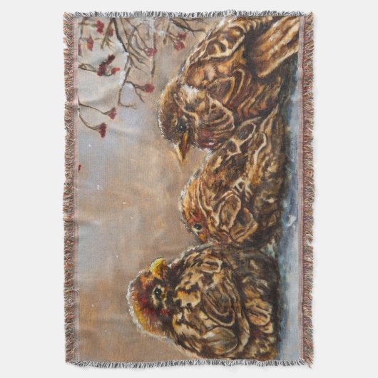 Sparrows Keeping Company Deken (Voorkant Verticaal)