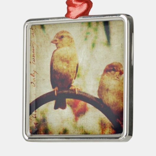 Sparrows Metalen Ornament (Links)