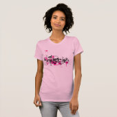Sparrows nest roze t-shirt (Voorkant volledig)