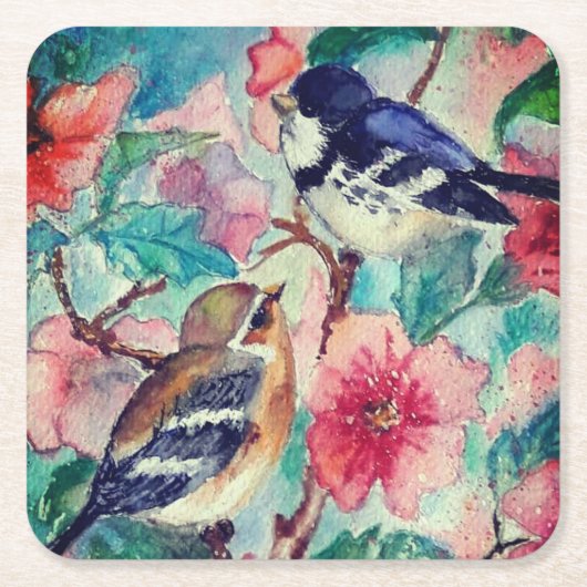 Sparrows Paper Onderzetter Spring (Voorkant)