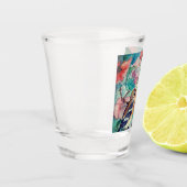 Sparrows Shot Glass Spring Birds - Schilderen Glas (Links)