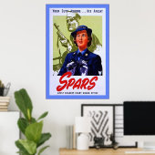 SPARS~ Tweede Wereldoorlog Poster (Thuiskantoor)