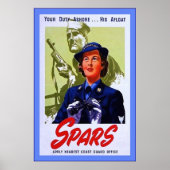 SPARS~ Tweede Wereldoorlog Poster (Voorkant)