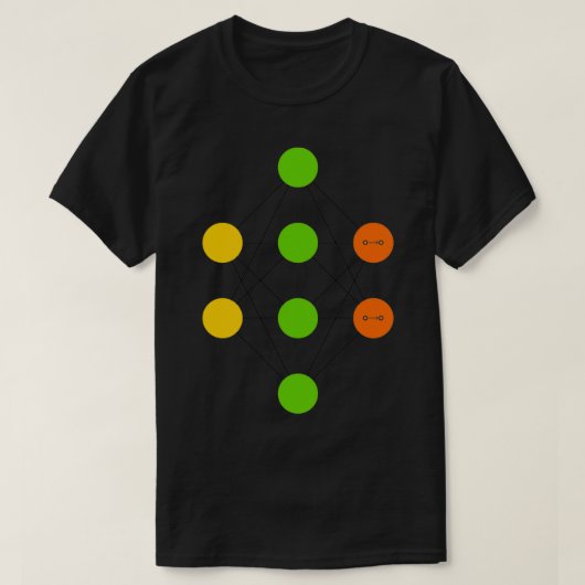 Sparse Auteenncoder SAE Neurale Netwerken T-shirt (Design voorkant)