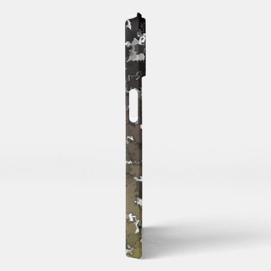 Sparse Leaves Camo iPhone Case iPhone Hoesje (Rechterkant)