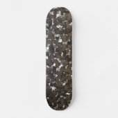 Sparse Leaves Camo Skateboard (Voorkant)