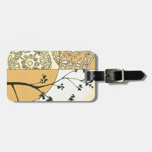 Sparse Tree Silhouette door Megan Meagher Bagagelabel (Voorkant horizontaal)