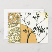 Sparse Tree Silhouette door Megan Meagher Briefkaart (Voorkant / Achterkant)