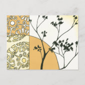 Sparse Tree Silhouette door Megan Meagher Briefkaart (Voorkant)