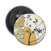 Sparse Tree Silhouette door Megan Meagher Button Flesopener (Voorkant)