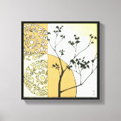 Sparse Tree Silhouette door Megan Meagher Canvas Afdruk (Voorkant)