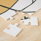 Sparse Tree Silhouette door Megan Meagher Legpuzzel (Zijkant)