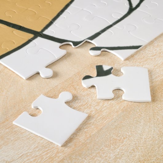 Sparse Tree Silhouette door Megan Meagher Legpuzzel (Zijkant)