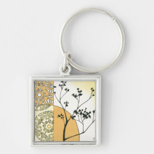 Sparse Tree Silhouette door Megan Meagher Sleutelhanger