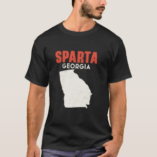 Sparta Georgia USA State America Travel Georgian A T-shirt