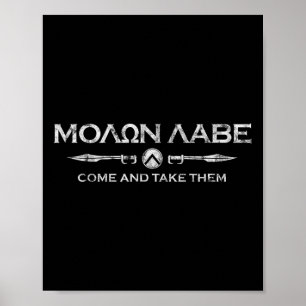 Sparta Gym en Fitness - Molon Labe Poster