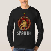 Sparta Helm Spartan Shield en Zwaard Griekenland O T-shirt (Voorkant)