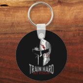 Sparta Helmet Gym Motivation Gift Sleutelhanger (Voorkant)