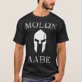 Sparta/Molon Labe T-shirt (Voorkant)