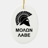 Sparta-moonlabie Keramisch Ornament (Voorkant)