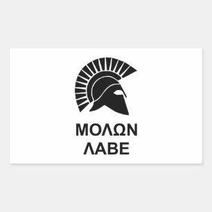 Sparta-moonlabie Rechthoekige Sticker