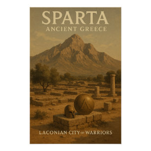 Sparta — Oud-Griekenland Perfect Poster