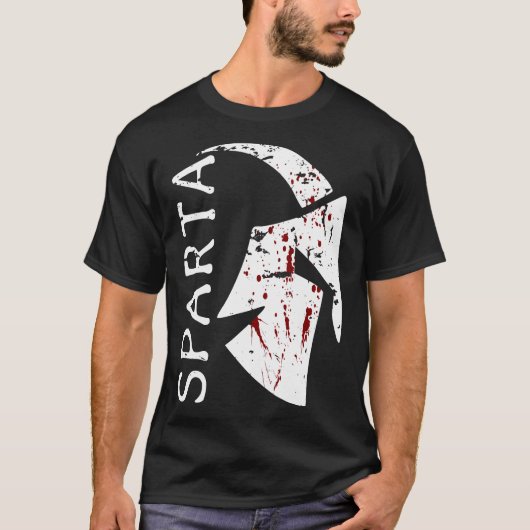 Sparta - Spartan Design white T-shirt (Voorkant)