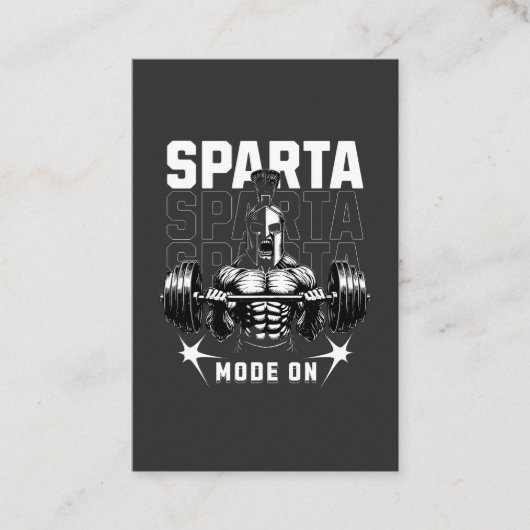 Sparta  visitekaartje (Voorkant)
