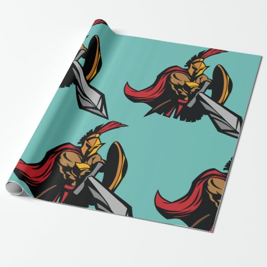 Spartaan Cadeaupapier (Uitgerold)