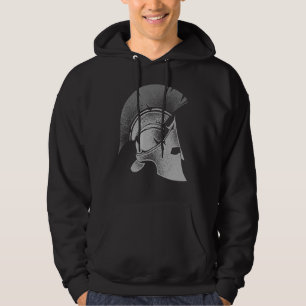 Spartaan Grieks Helmet Cute Gladiator Mannen Vrouw Hoodie