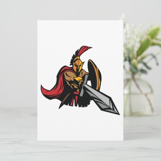 Spartaan Kaart (Staand voorkant)