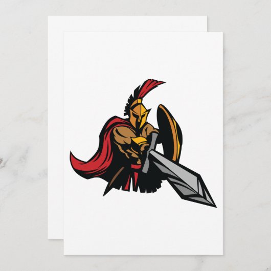 Spartaan Kaart (Voorkant / Achterkant)