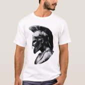 Spartaan Leonidas Koning van Sparta T-shirt (Voorkant)