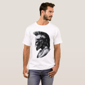 Spartaan Leonidas Koning van Sparta T-shirt (Voorkant volledig)