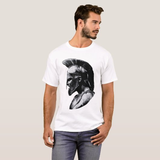 Spartaan Leonidas Koning van Sparta T-shirt (Voorkant volledig)