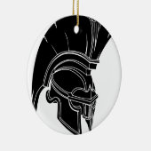 Spartaan of trojaans helm keramisch ornament (Rechts)