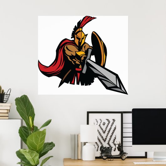 Spartaan Poster (Thuiskantoor)