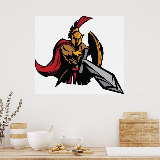 Spartaan Poster (Keuken)