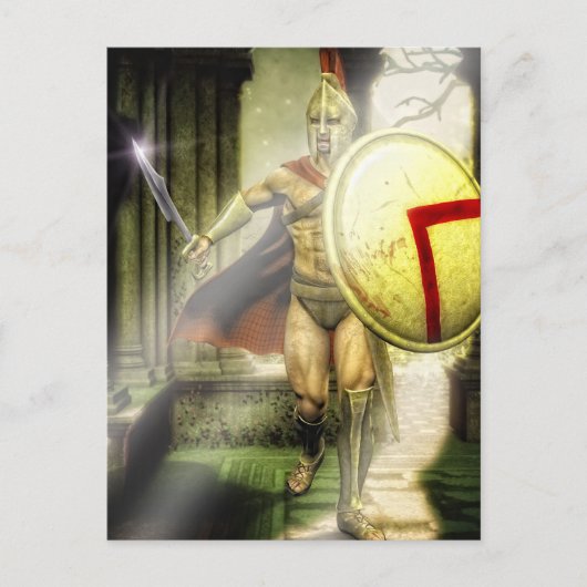 spartaanindringer briefkaart (Voorkant)