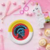 Spartaankoorts - Papieren Borden Papieren Bordje (Feest)