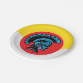 Spartaankoorts - Papieren Borden Papieren Bordje (Gekanteld)