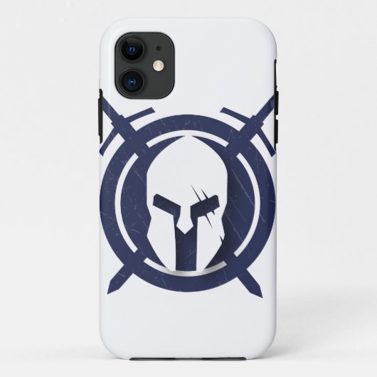 Spartaans Blauw Case-Mate iPhone Case (Achterkant)
