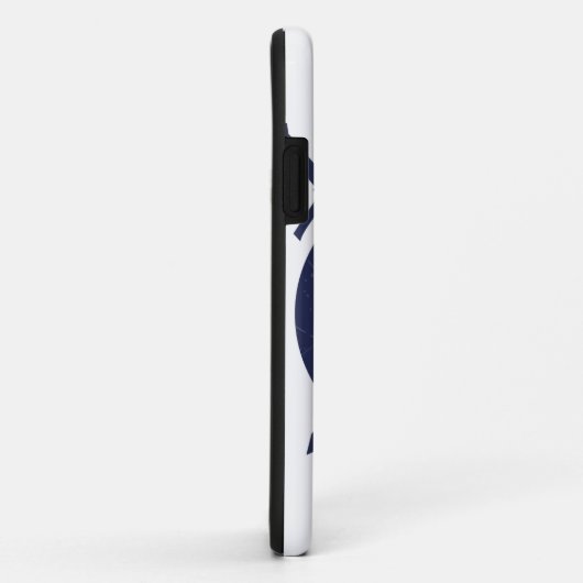 Spartaans Blauw Case-Mate iPhone Case (Achterkant/rechts)