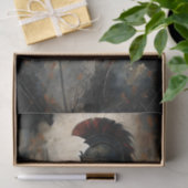 Spartaans krijgersprofiel découpage tissuepapier (Geschenk)