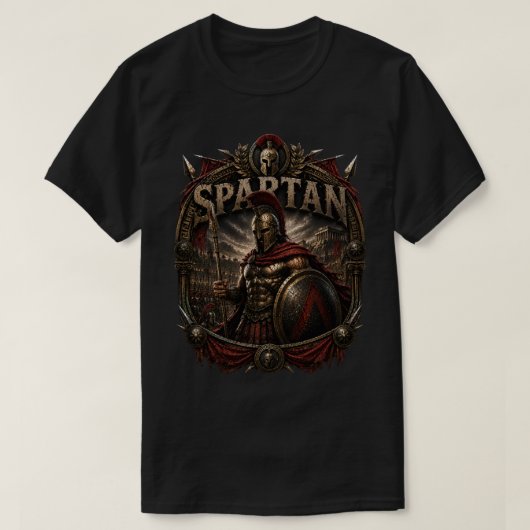 Spartaanse Elite Krijger T-Shirt (Design voorkant)