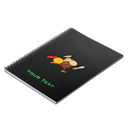 Spartaanse gladiator; Slank Notitieboek (Linkerzijde)