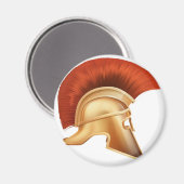 Spartaanse helm illustratie magneet (Voorkant / Achterkant)