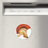 Spartaanse helm illustratie magneet (Insitu (Vaatwasser))